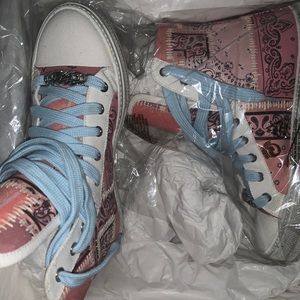 Amiri Men’s bandana print sneakers